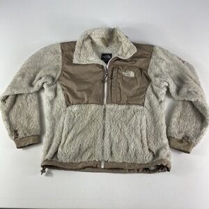 The North Face Summit Series Jacket Women's Small Oatmeal Osito Fleece Denali